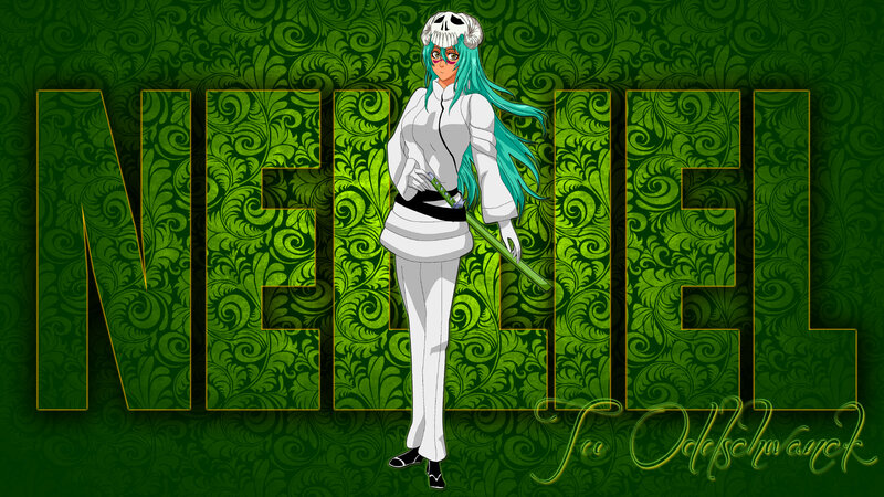 Anime Character with Green Hair — Dramatic, Skull Hat, Sword