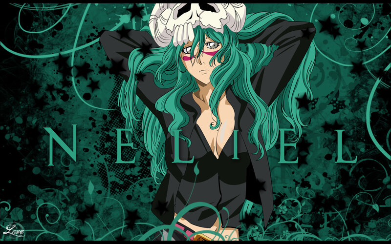 Anime Character with Green Hair — Dramatic, Skull Hat