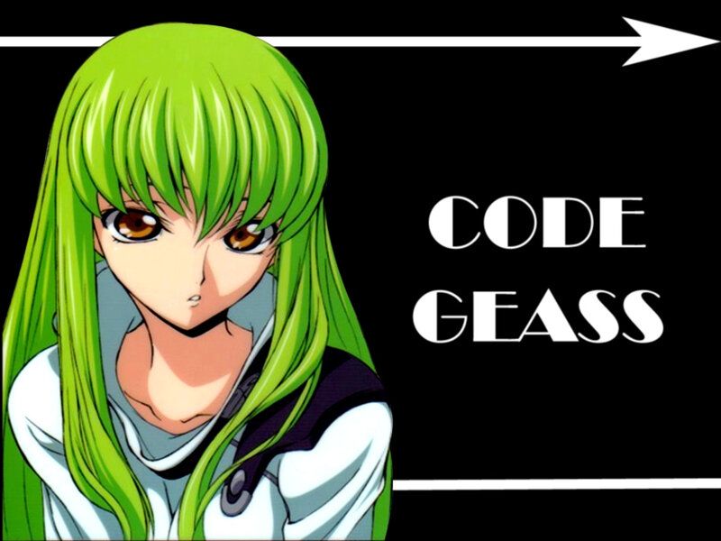 Anime Character with Green Hair — Dramatic, Text