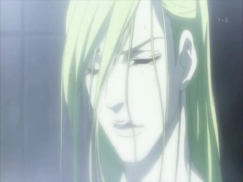 Anime Character with Green Hair — Dramatic