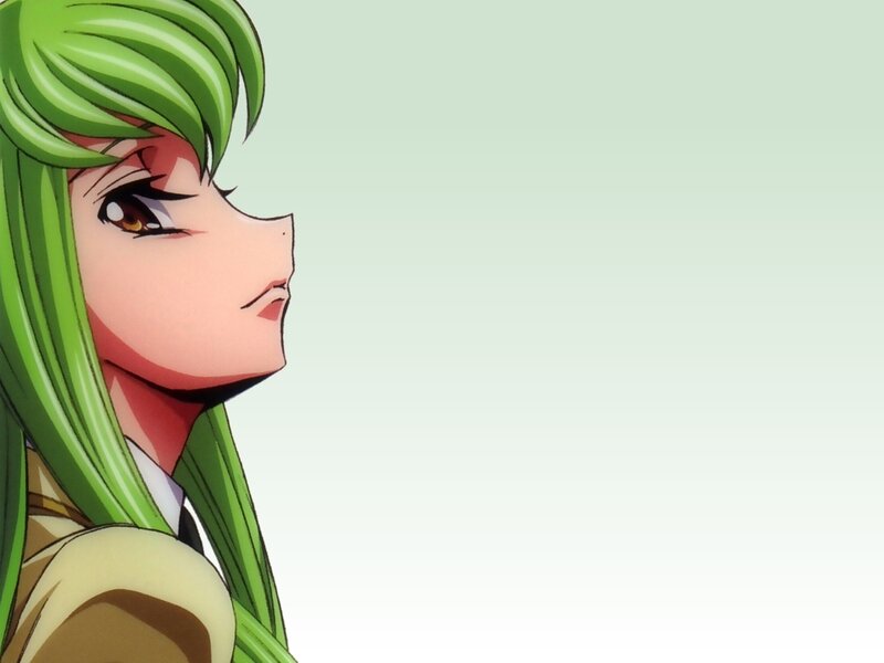 Anime Character with Green Hair — Neutral, Green Hair