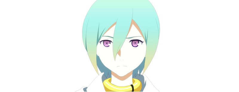 Anime Character with Green Hair — Neutral