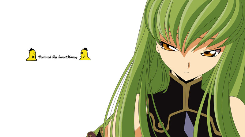 Anime Character with Green Hair — Serious, Green Hair, Brown Eyes, Black Outfit, Black