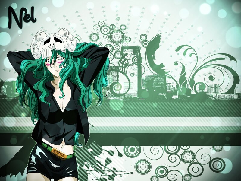 Anime Character with Green Hair — Stylized
