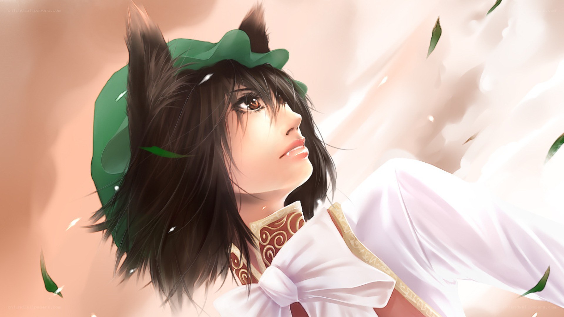anime character with green hat