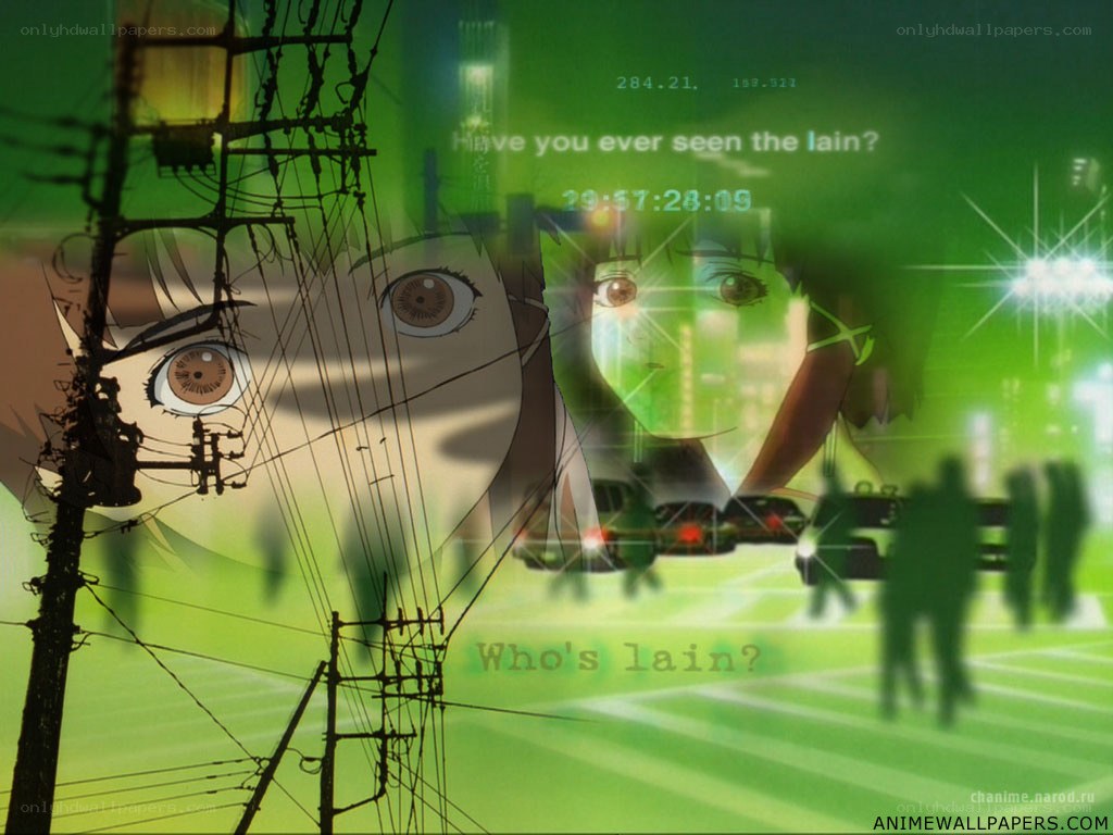 Anime character with green overlay
