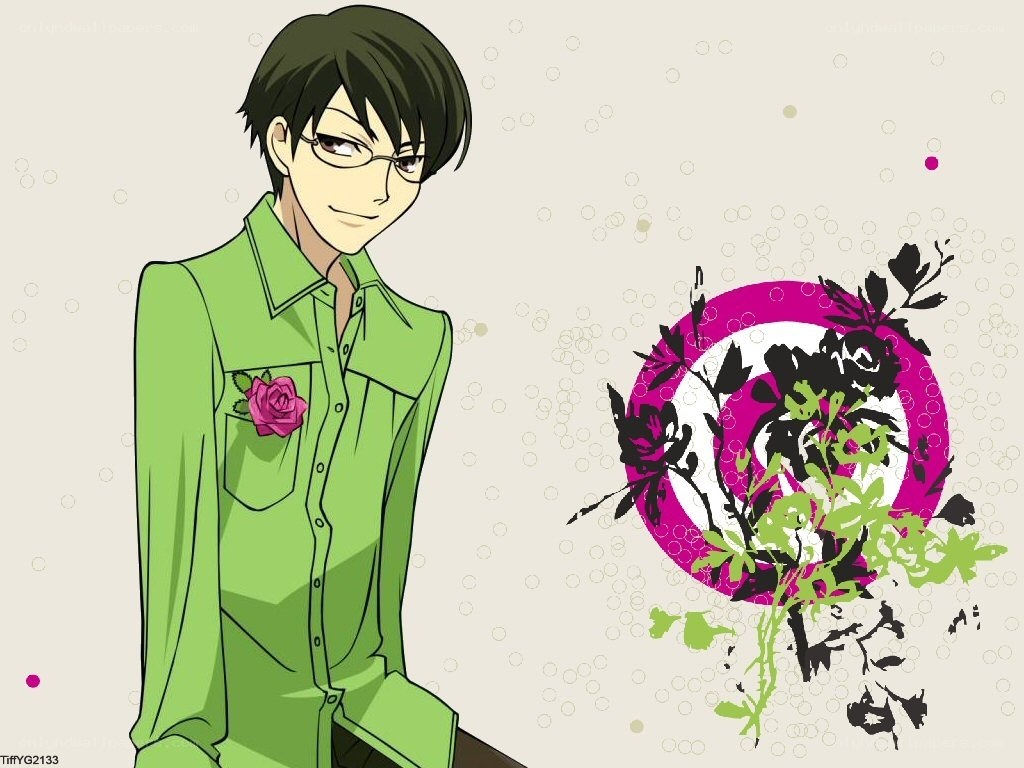 anime character with green shirt