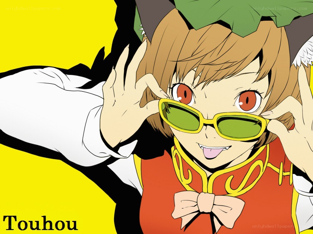 anime character with green sunglasses