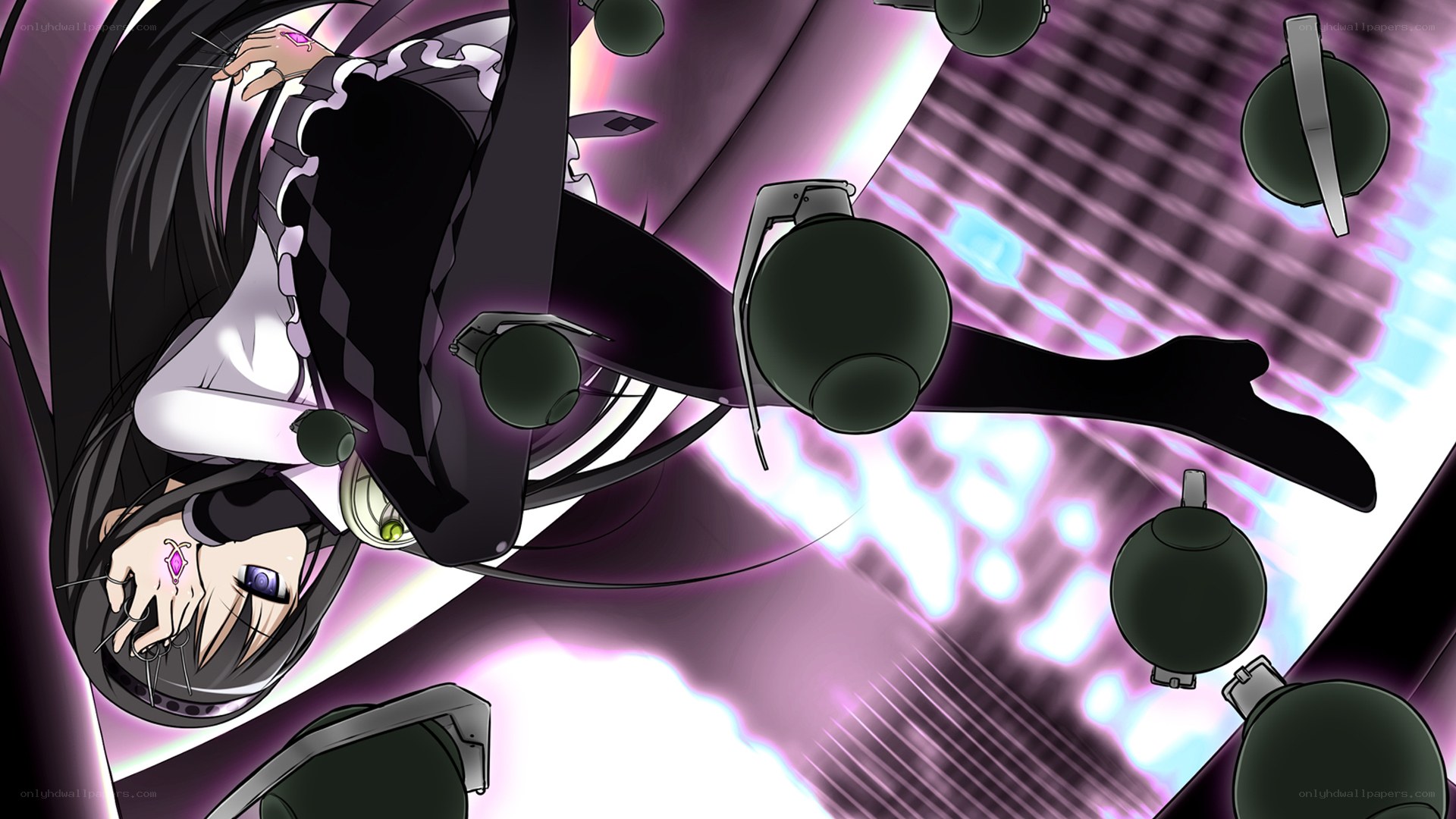 anime character with grenades