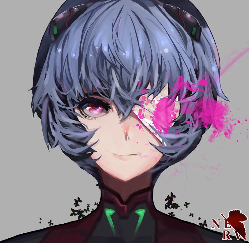 Anime Character with Grey Hair