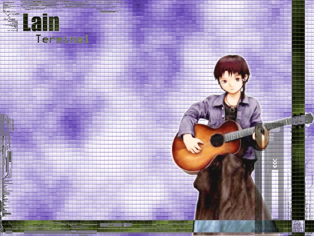 Anime character with guitar