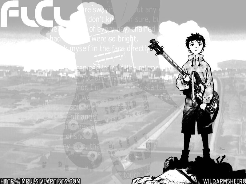 anime character with guitar
