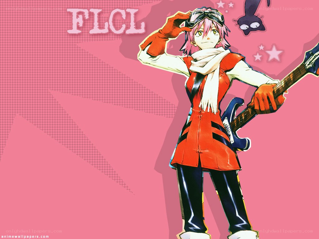 Anime character with guitar