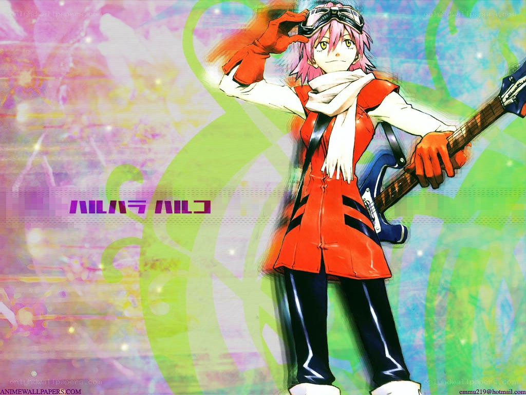 anime character with guitar