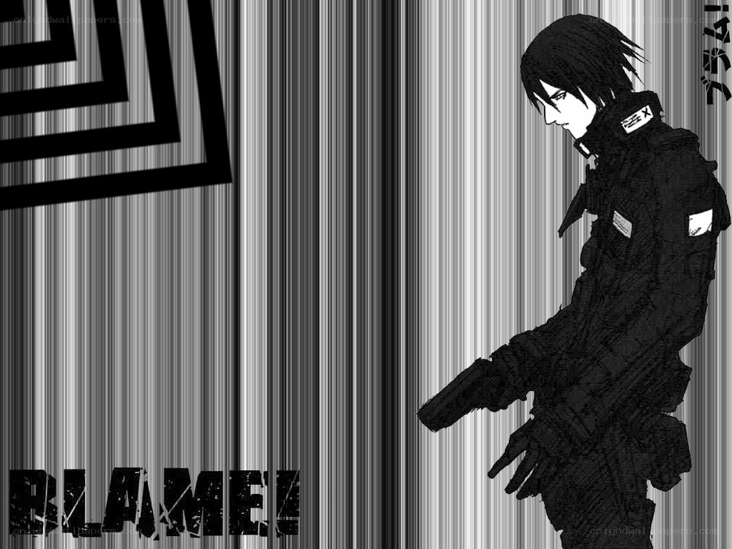 anime character with gun