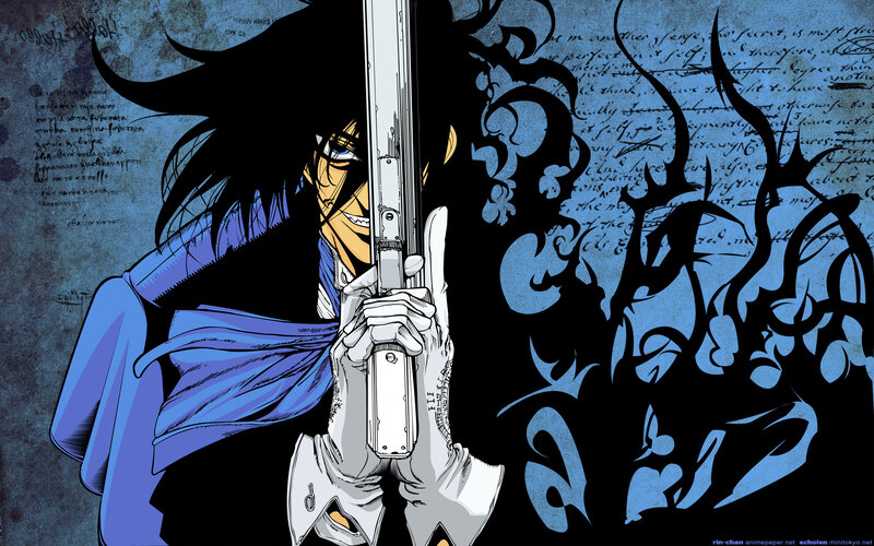 anime character with gun