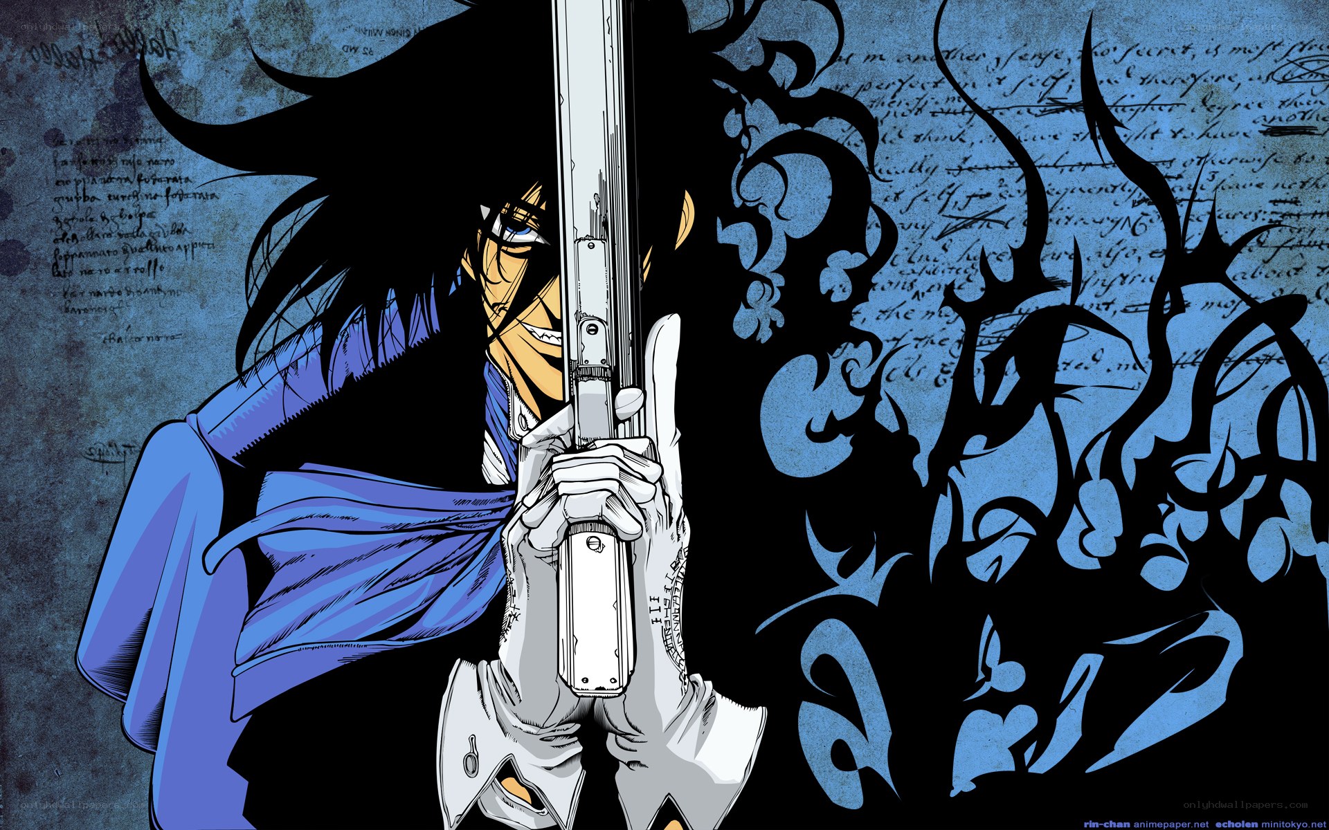 anime character with gun
