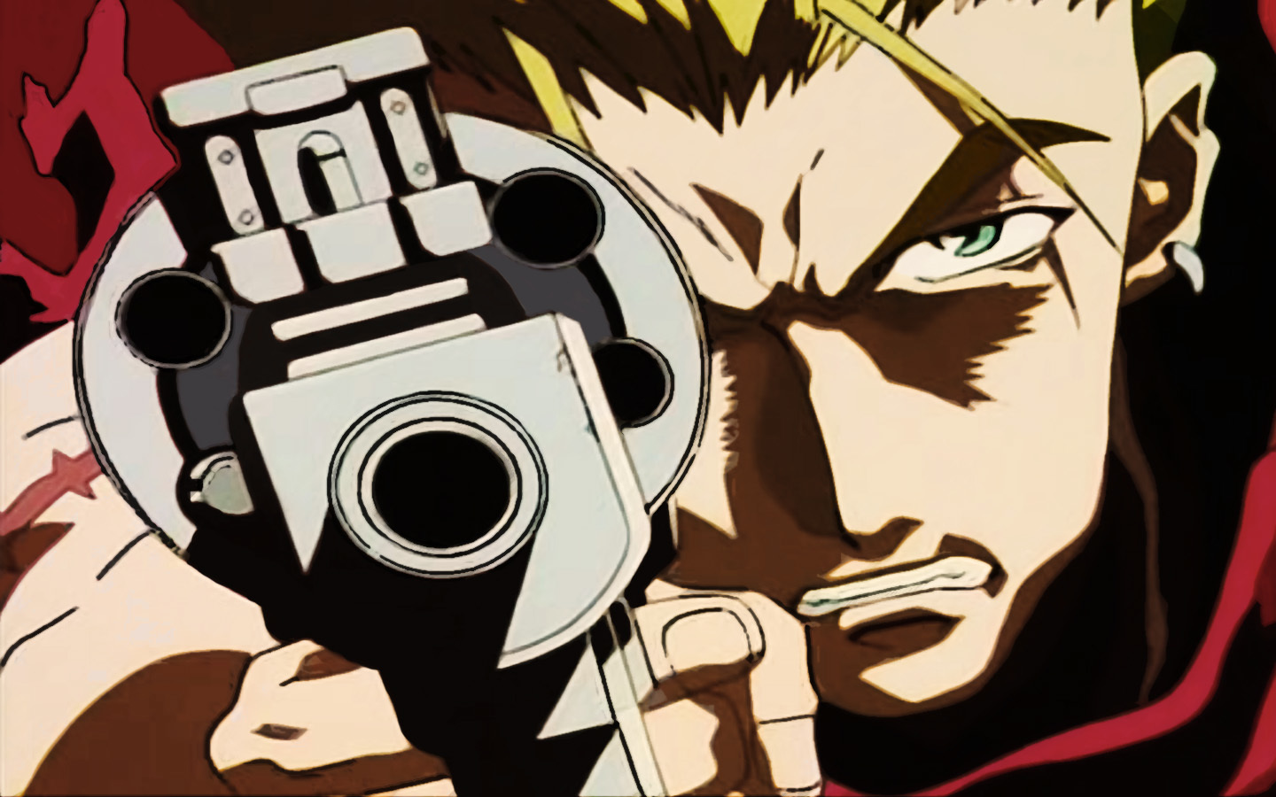 anime character with gun