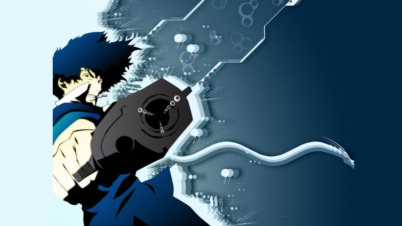 anime character with gun