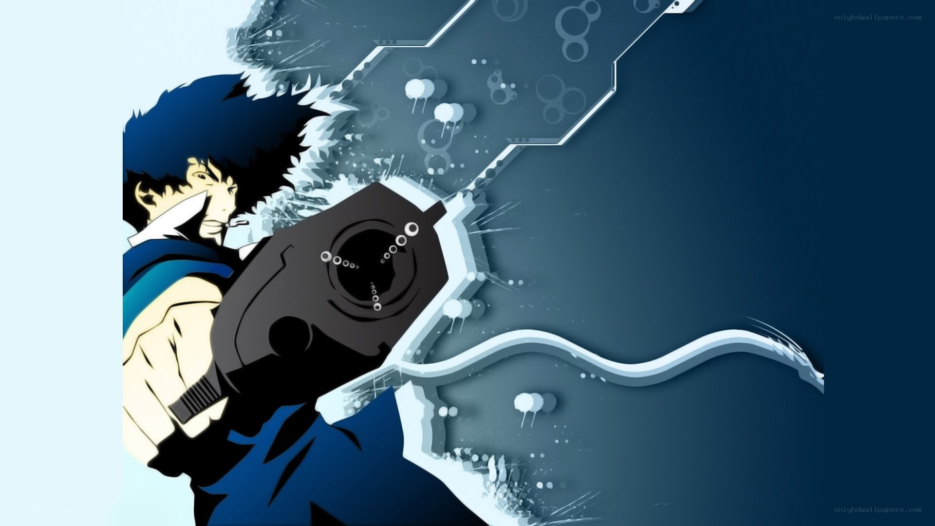 anime character with gun