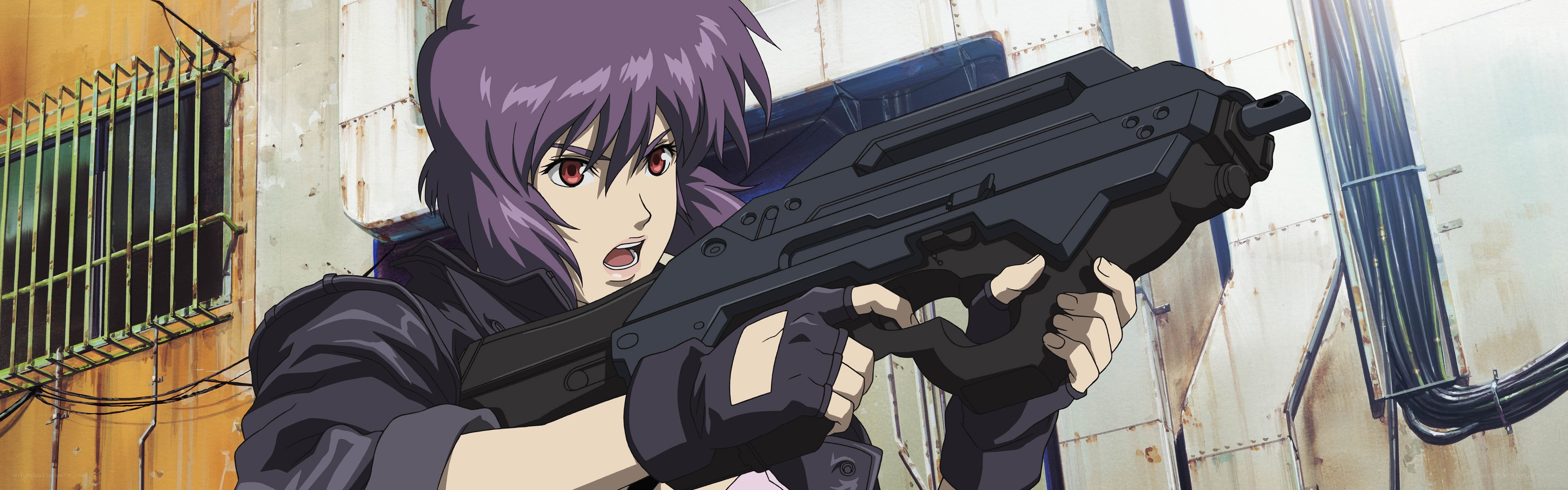 anime character with gun