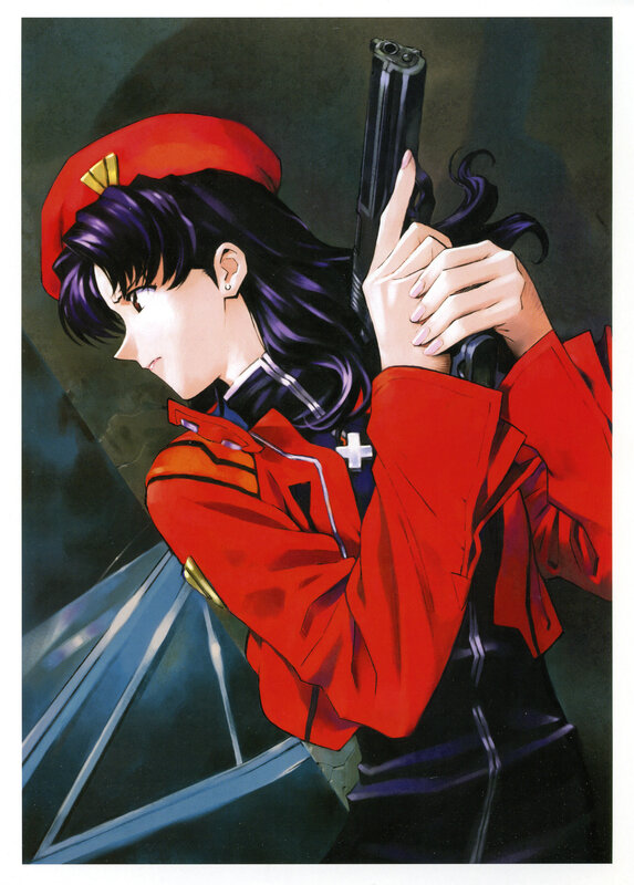 Anime character with gun