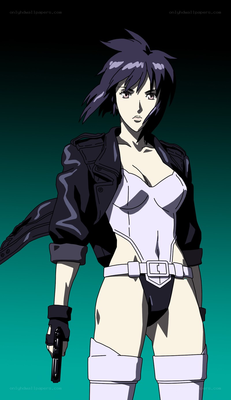 anime character with gun