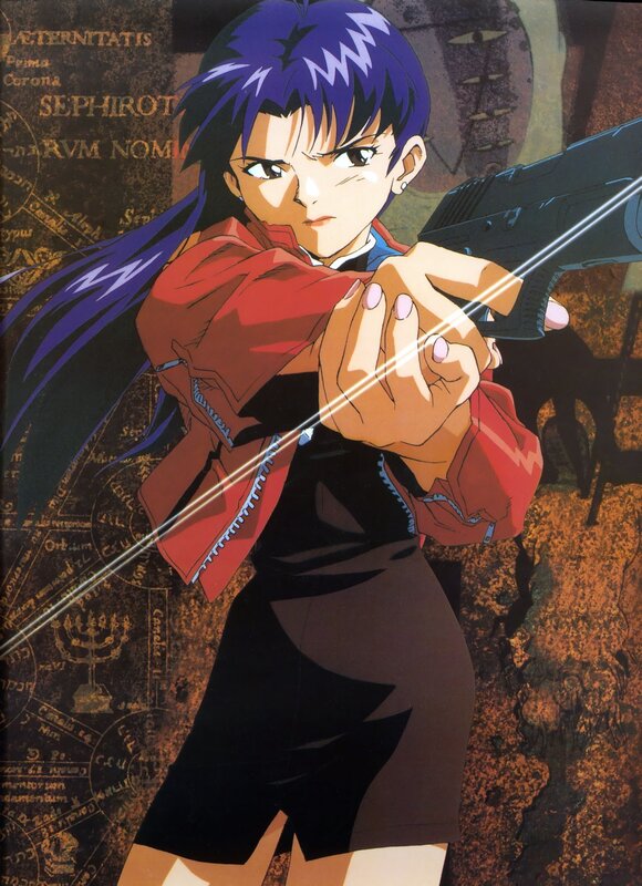 Anime character with gun