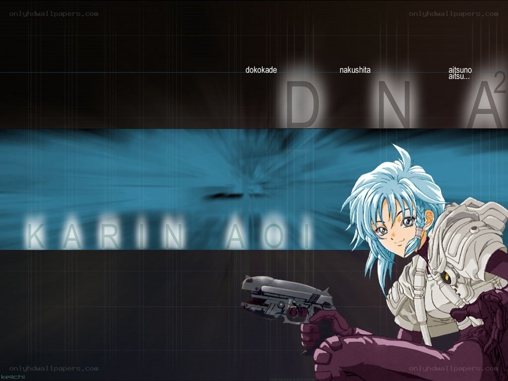 Anime character with gun