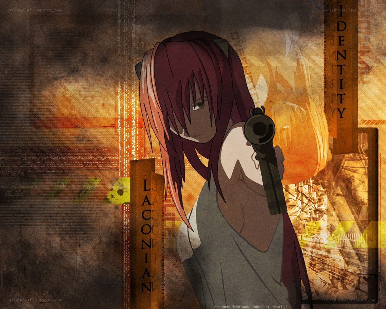 Anime character with gun