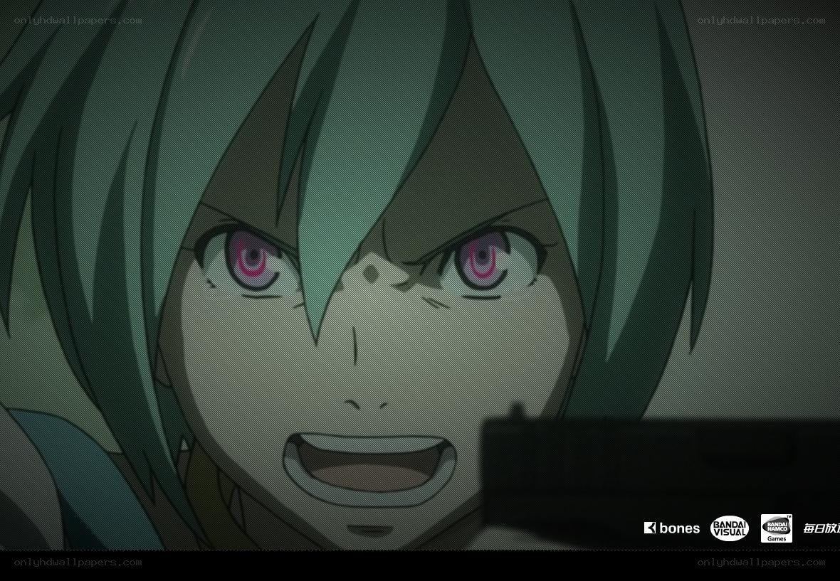 anime character with gun
