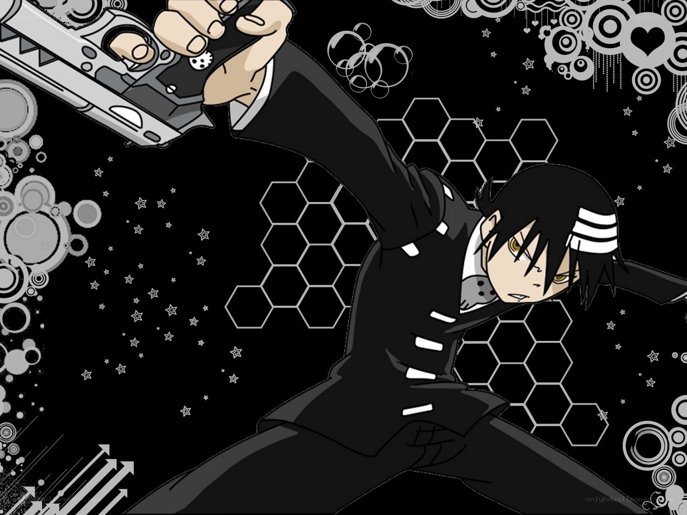 anime character with gun