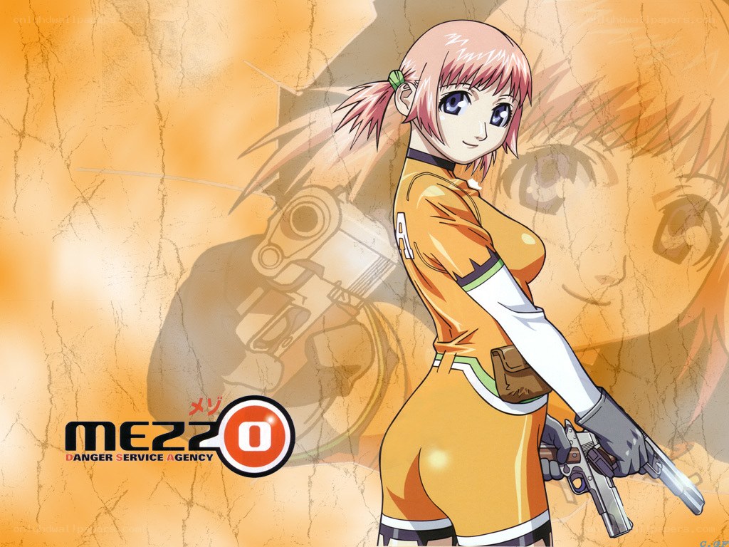Anime character with gun