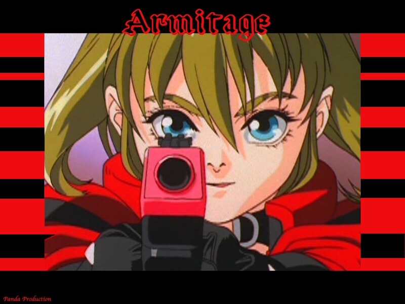 Anime character with gun