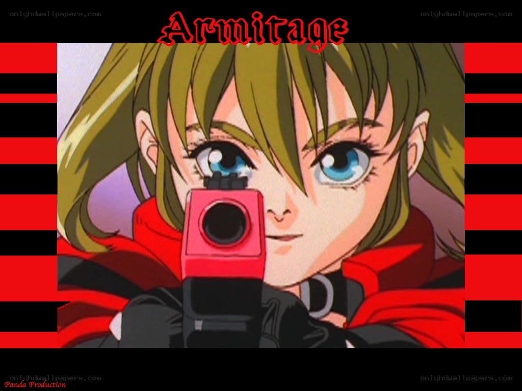 Anime character with gun