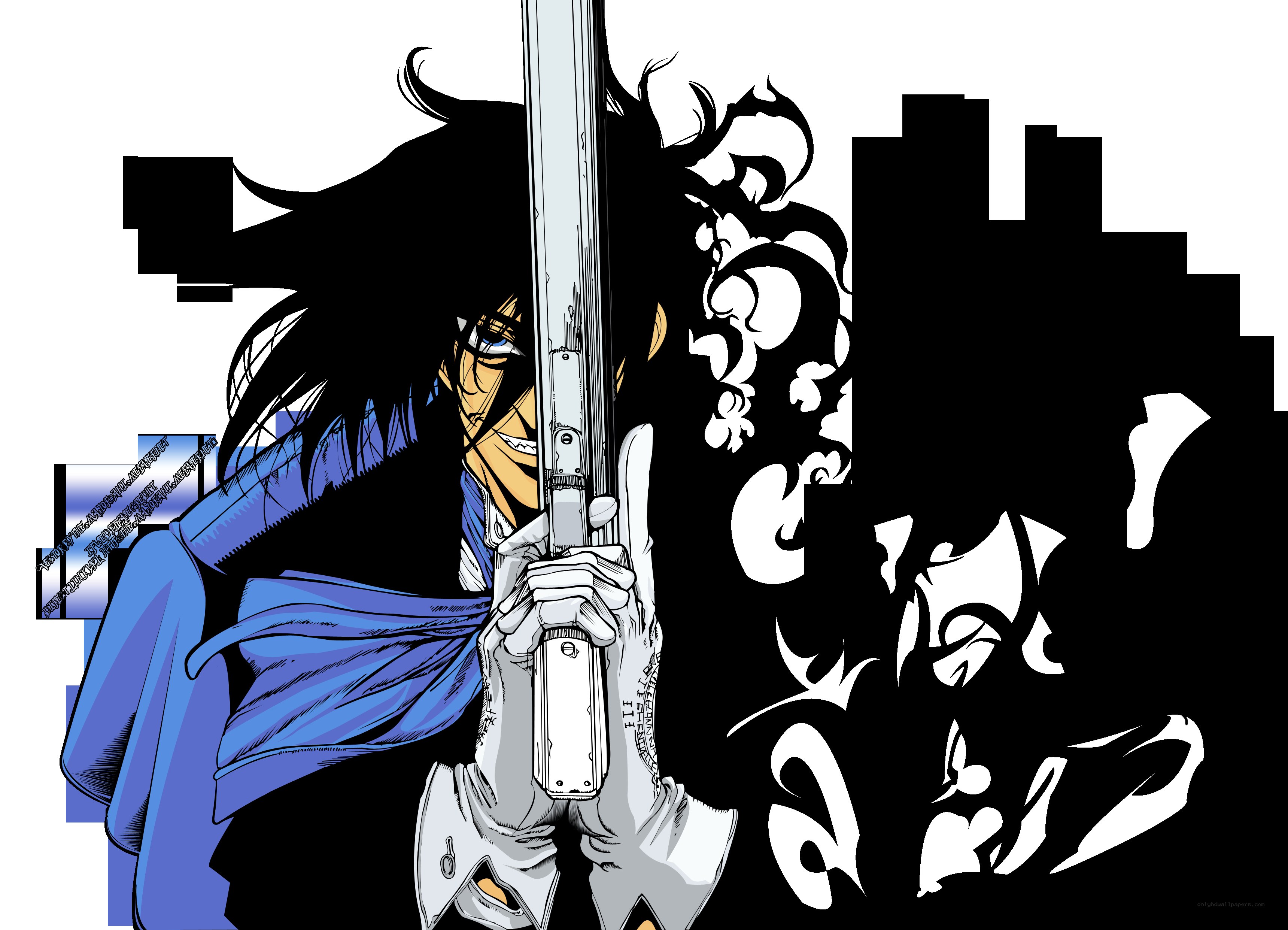 anime character with gun