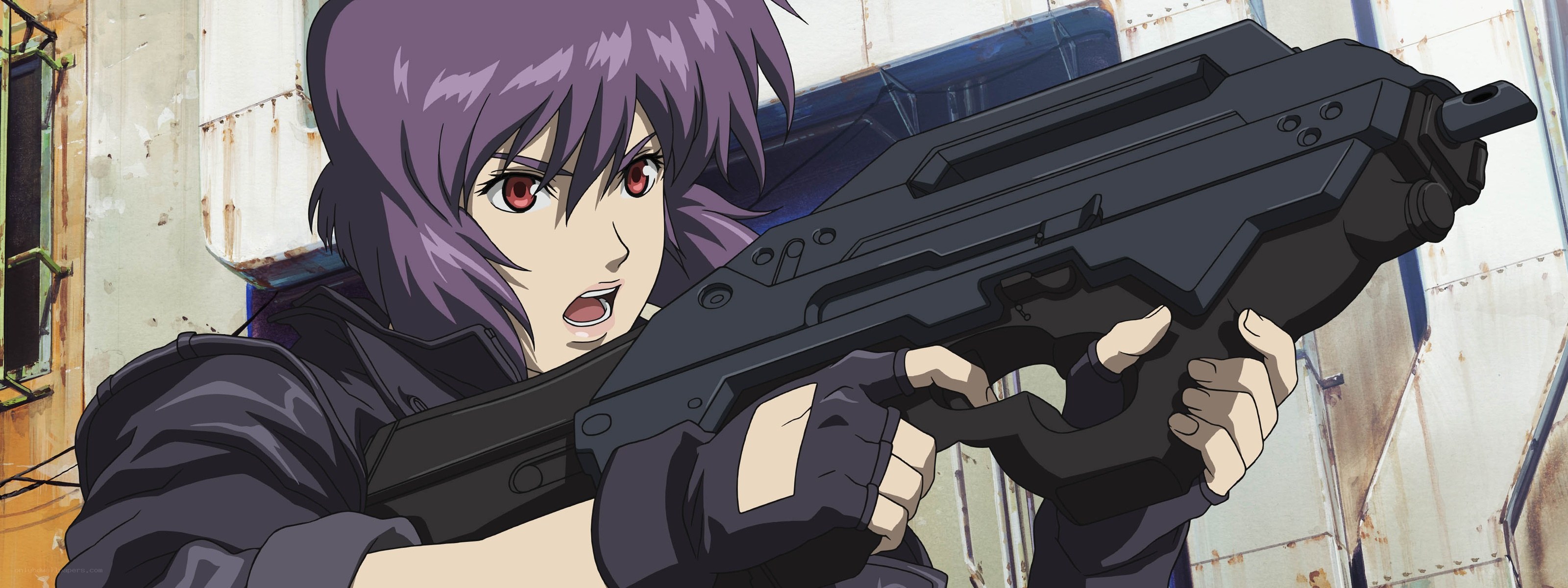 anime character with gun
