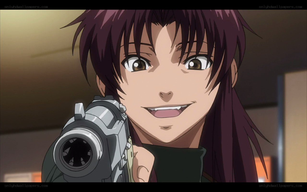 anime character with gun