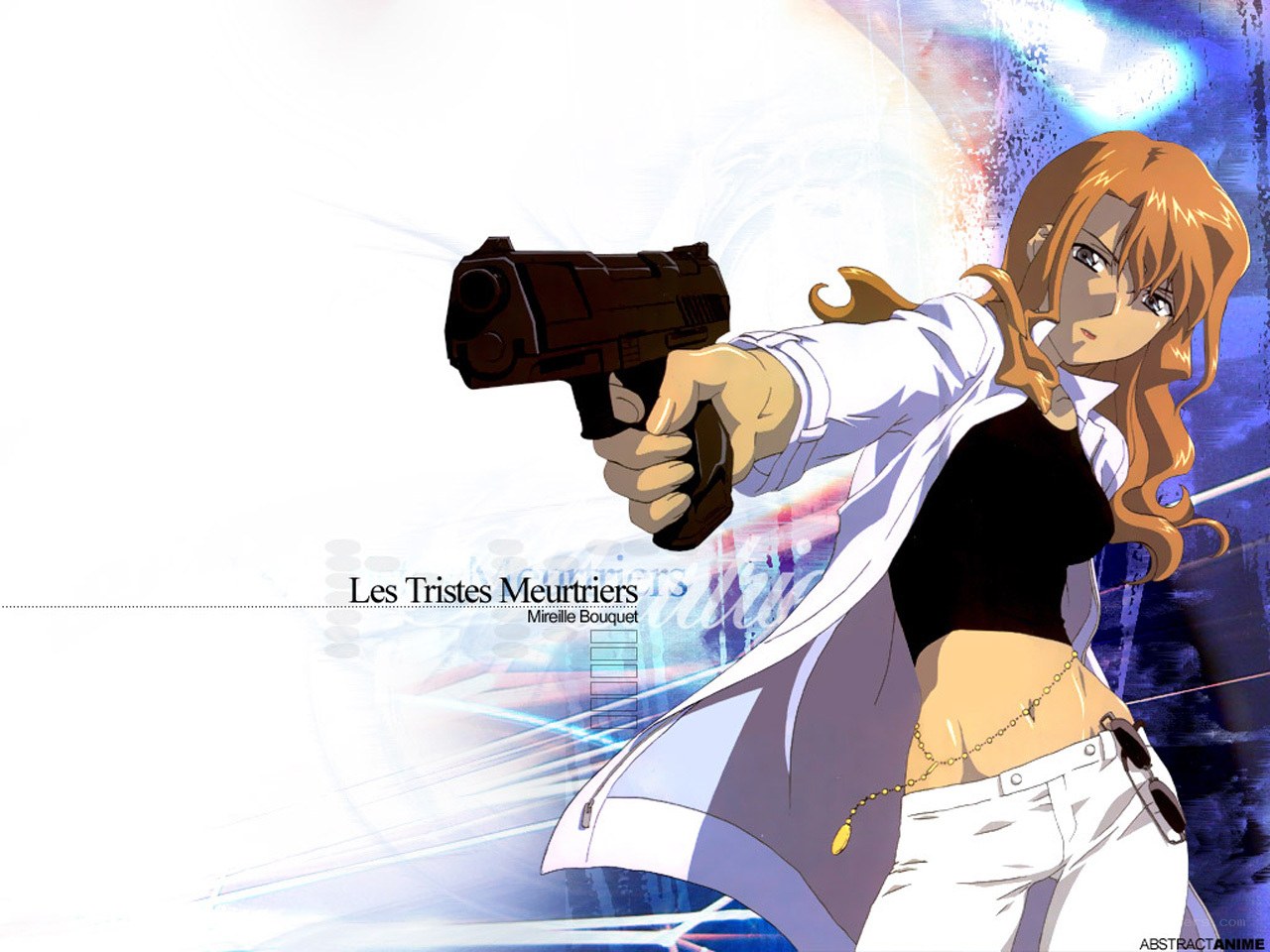 anime character with gun