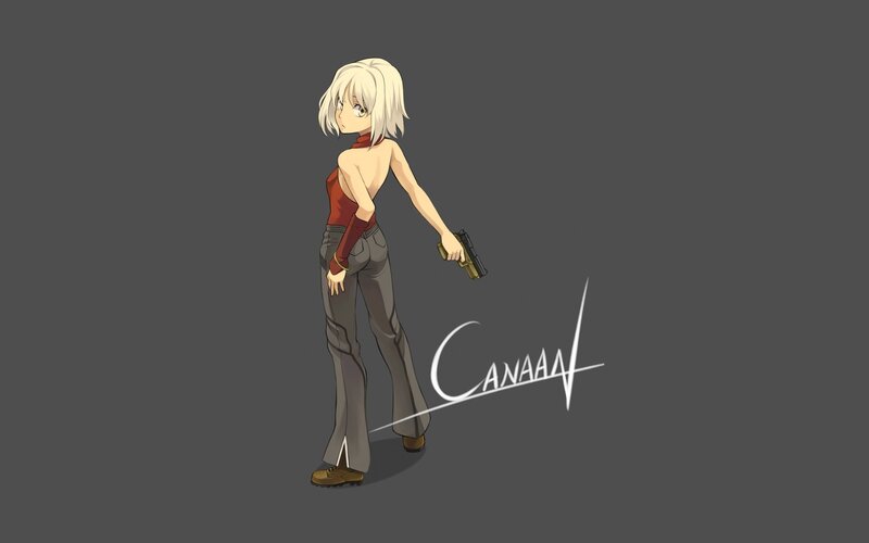 anime character with gun