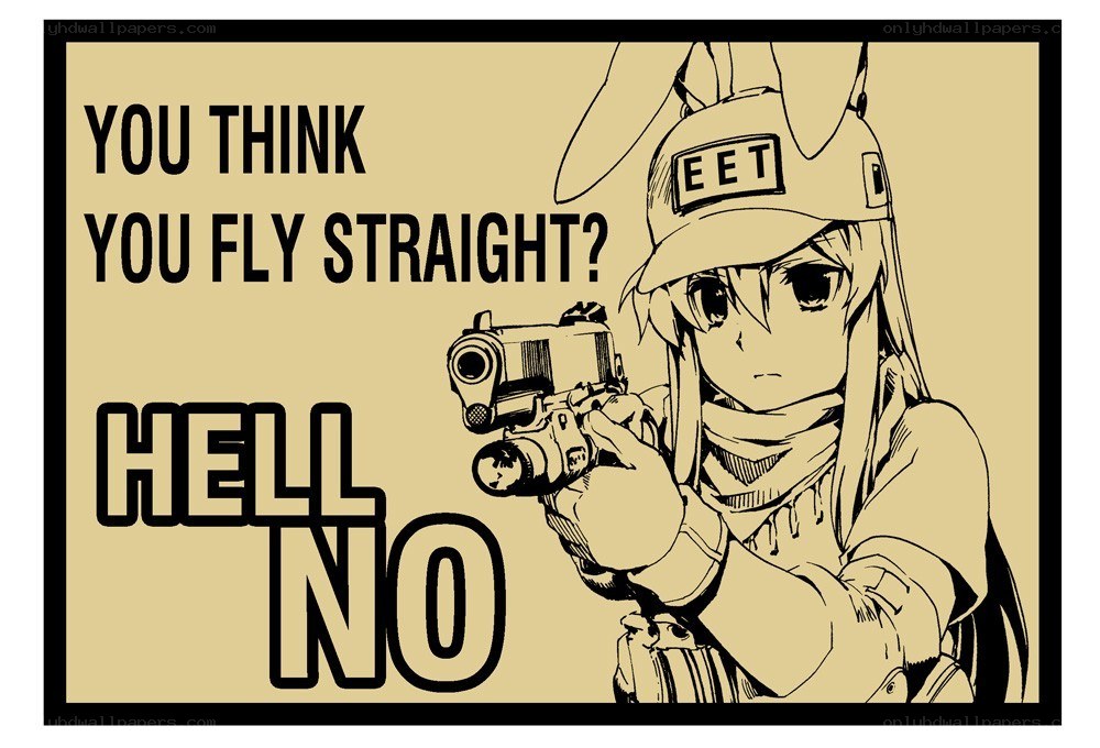 anime character with gun