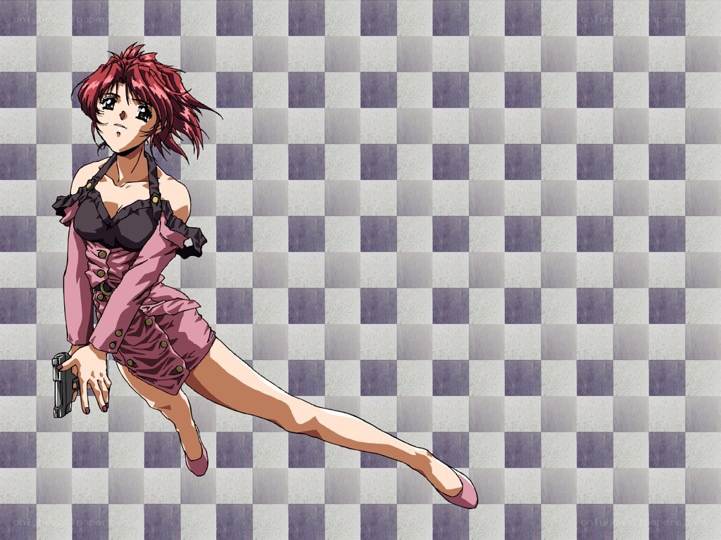 anime character with gun
