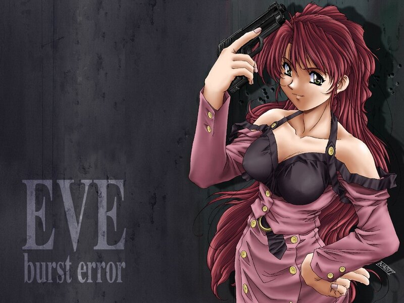 Anime character with gun