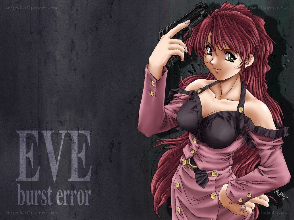 Anime character with gun