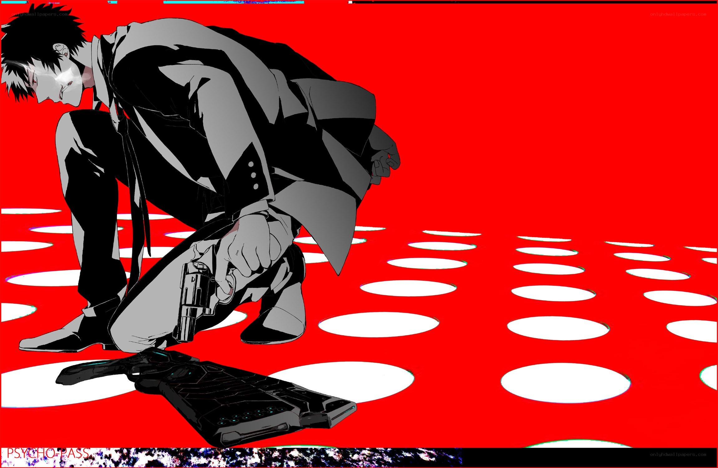 anime character with gun