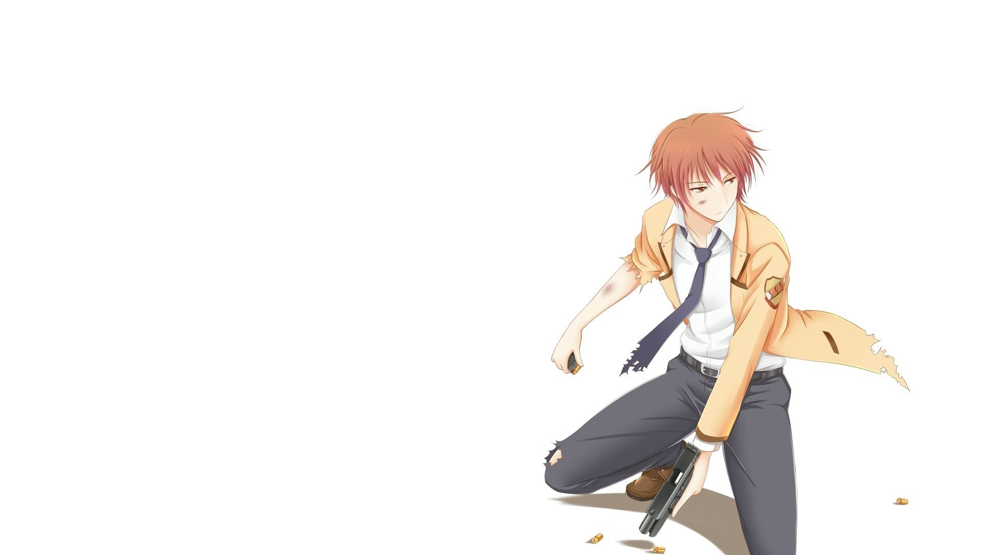 anime character with gun