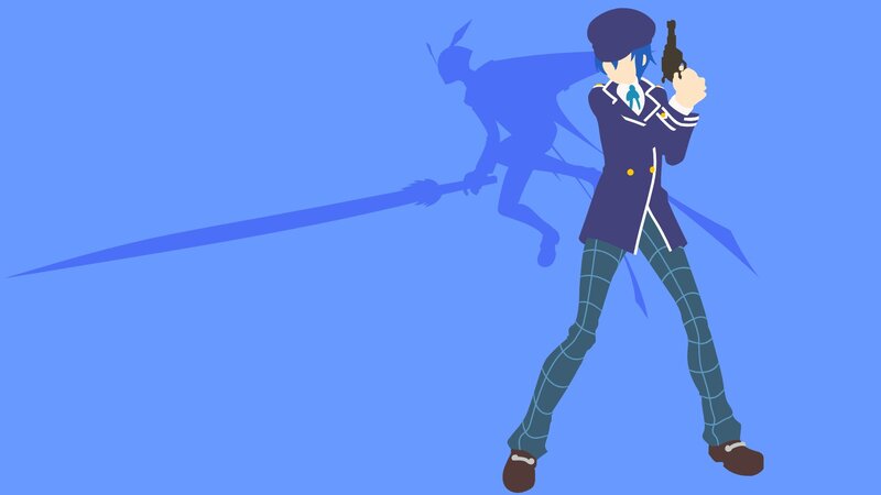 anime character with gun