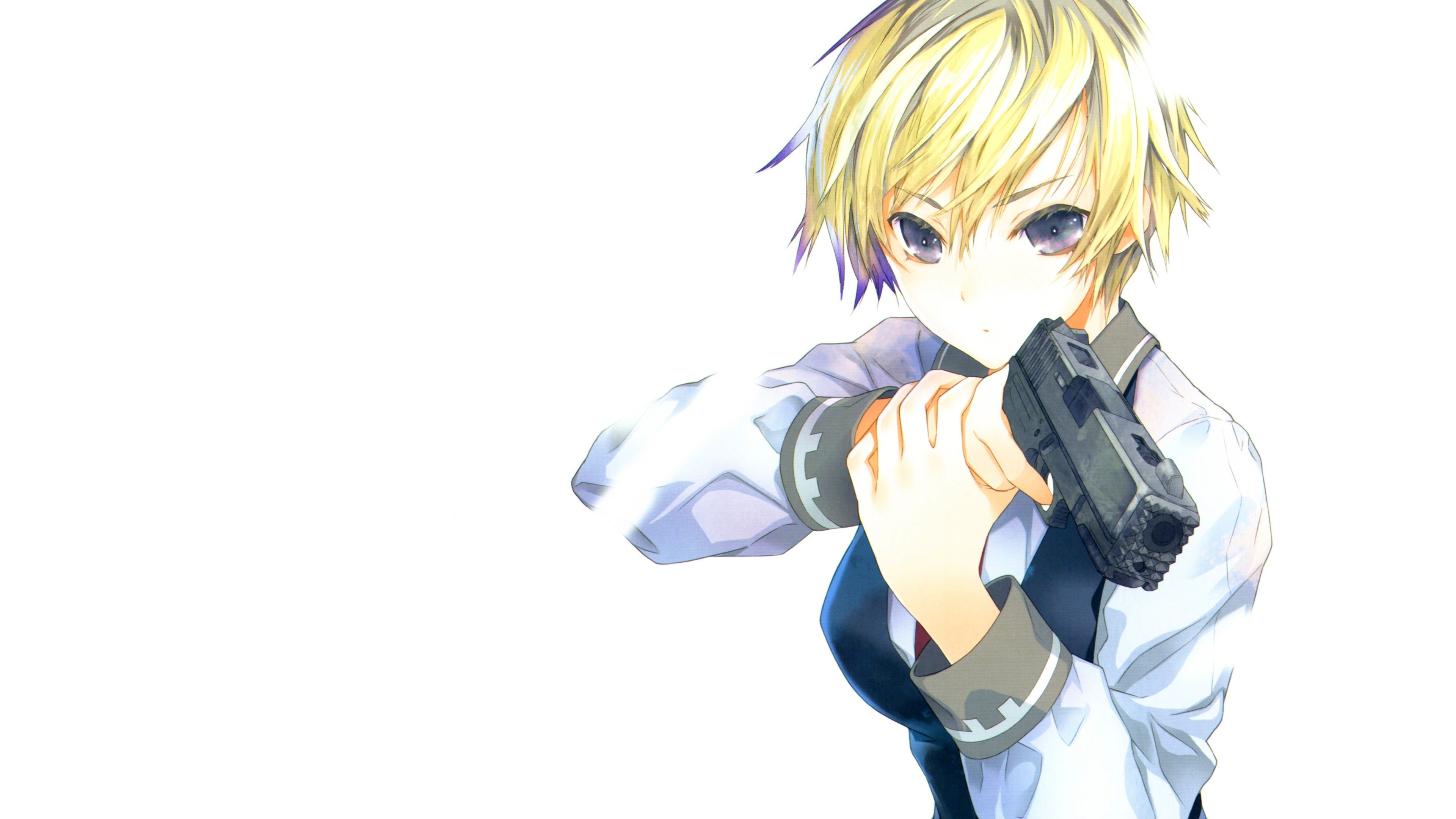 anime character with gun