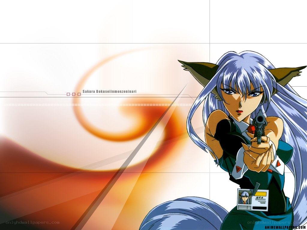 anime character with gun