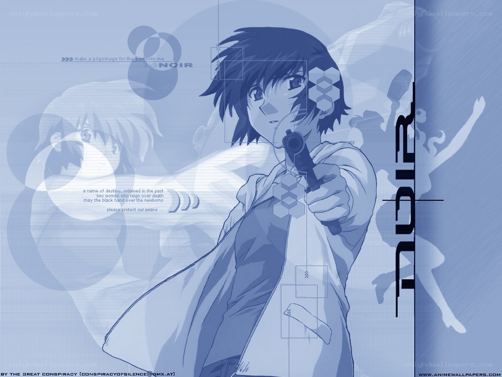 Anime character with gun
